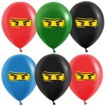 Шар латекс Нинзя 12"/30см 25шт/уп (Китай) 612968