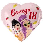 Шар фольга Всегда 18 FL18"/46см сердце (Китай) 13472