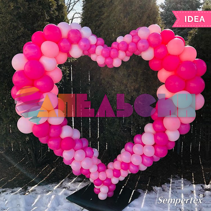 Шар пастель Розовый S10"/25см (012) Fuchsia Фуксия 100шт/уп (Колумбия) 281070