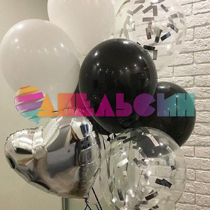 Конфетти Серебро прямоугольник 5см фольга 50гр 6014726