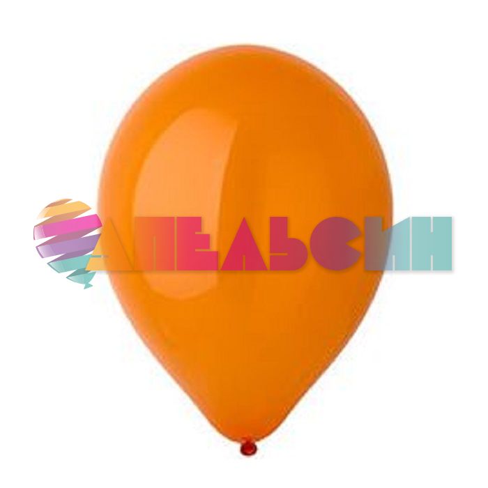 Шар кристалл Оранжевый Э12"/30см (330) Tangerine 50шт/уп (Малайзия) 1102-1635