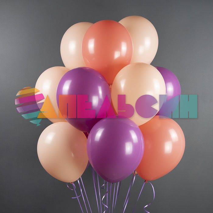 Шар пастель Розовый S18"/46см (056) Purple Orchid Пурпурная орхидея 25шт/уп (Колумбия) 396200