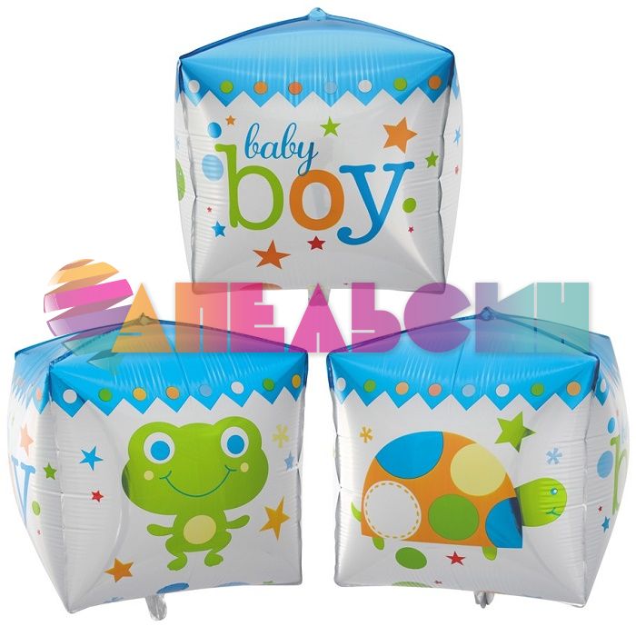 Шар куб Baby Boy FL28"/71см (Китай) R360 SL-A360