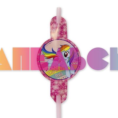 Трубочка для кокт My Little Pony 8шт/уп 1502-1332