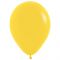 Шар пастель Желтый S10"/25см (020) Yellow 100шт/уп (Колумбия) 280578