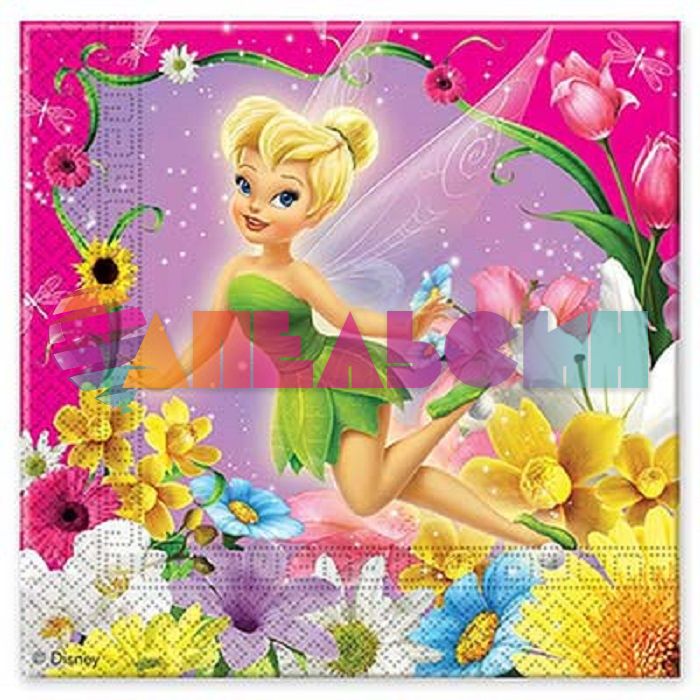 Салфетка Фея Весна Disney 33см 20шт/уп 1502-0987
