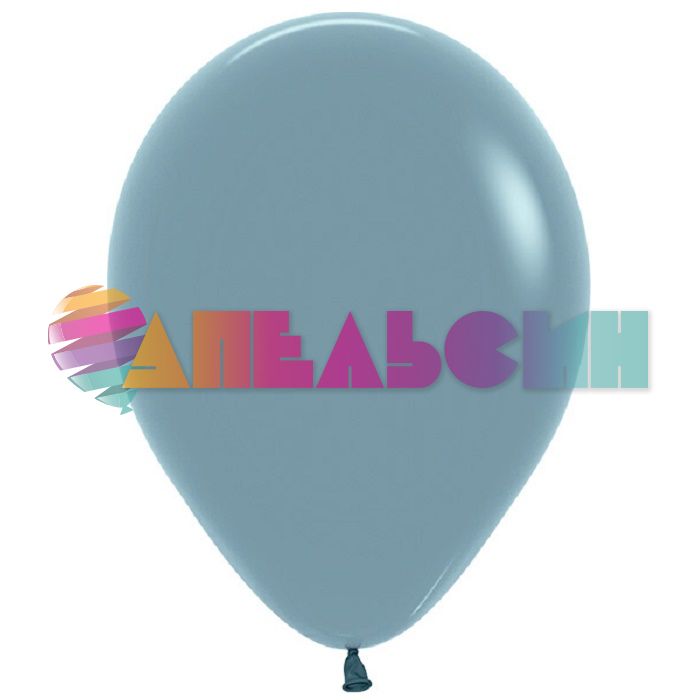 Шар пастель Голубой S09"/23см (041) Azul Blue 100шт/уп (Колумбия) ретро 396767