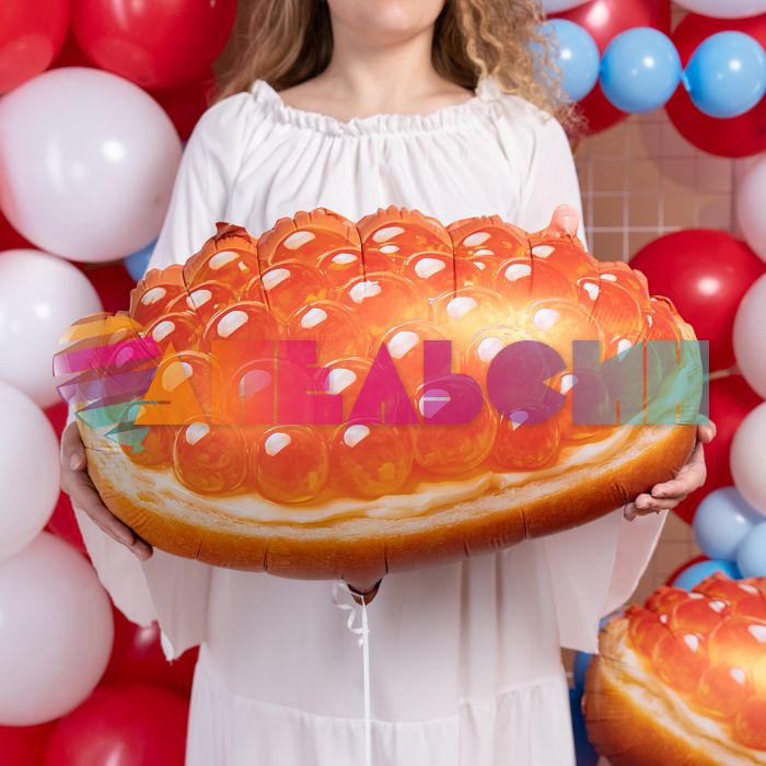 Шар фигура Бутерброд с икрой FL26"/66см (Китай) 27684