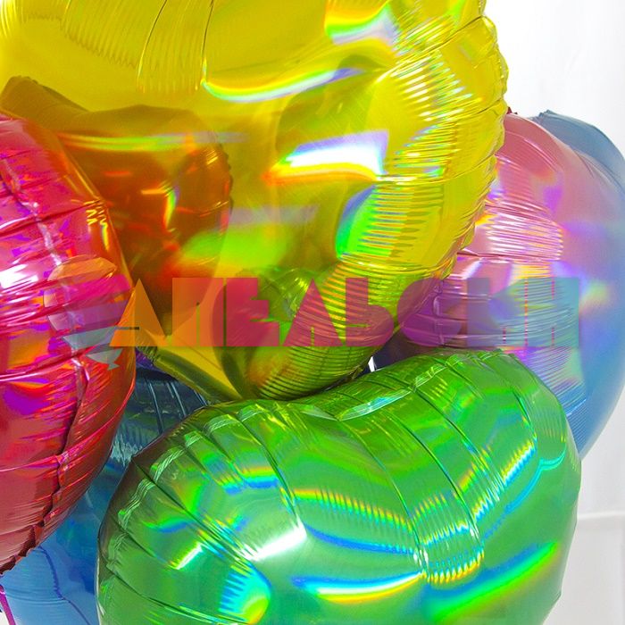 Шар сердце Зеленый FL18"/46см (Китай) перламутр 190380GR