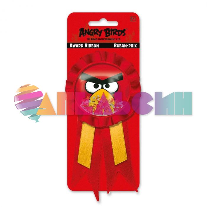 Значок Злые птички Angry Birds 8см конфедератка 1507-0877