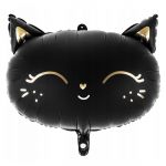 Шар голова Кошка Black PD19"/48см (Польша) 1207-4365