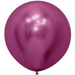 Шар хром Розовый S24"/60см (912) Reflex Fuchsia Фуксия 3шт/уп (Колумбия) 446172