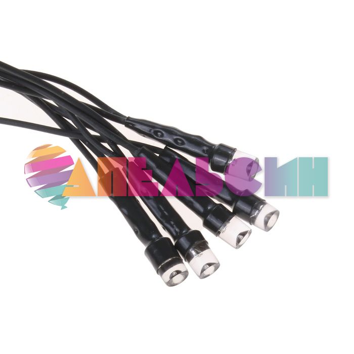 ЭГ нить 5,2м Красный 50л LED 8р 671021