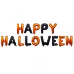 Надпись из шаров HAPPY HALLOWEEN черно-оранжевый 250см FL14"/36см (Китай) 21951