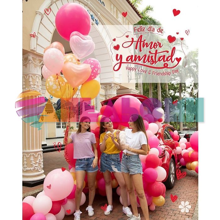 Шар пастель Розовый S24"/60см (012) Fuchsia Фуксия 3шт/уп (Колумбия) 151618