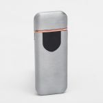 Зажигалка Авилес серебро спиральная сенсор 3х8см электро USB 5066589