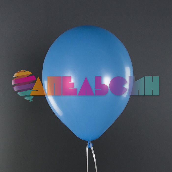 Шар пастель Синий 512/12"/30см (064) Middle Blue лазурный 100шт/уп (Китай) 512-12S67