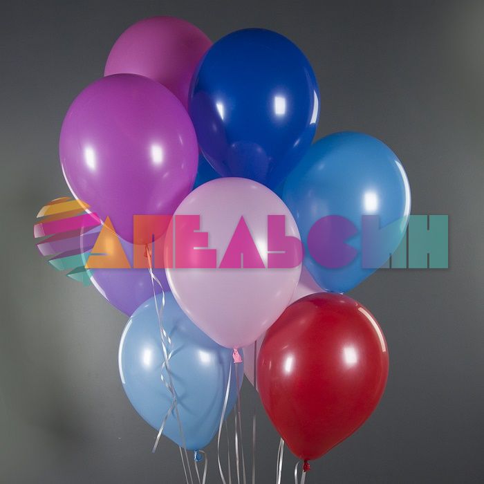 Шар пастель Синий 512/12"/30см (064) Middle Blue лазурный 100шт/уп (Китай) 512-12S67