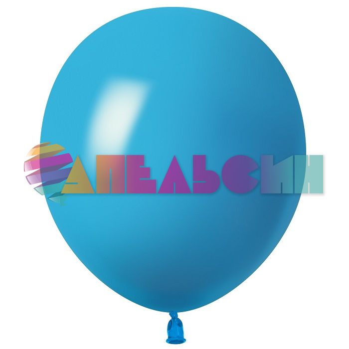 Шар пастель Синий 512/12"/30см (064) Middle Blue лазурный 100шт/уп (Китай) 512-12S67