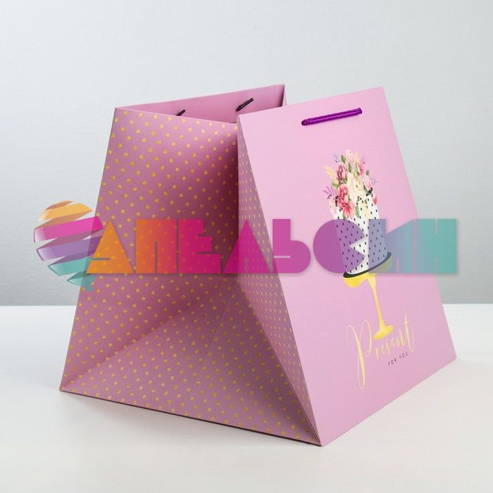 Пакет Present for you 30х30х30см для торта 3912515
