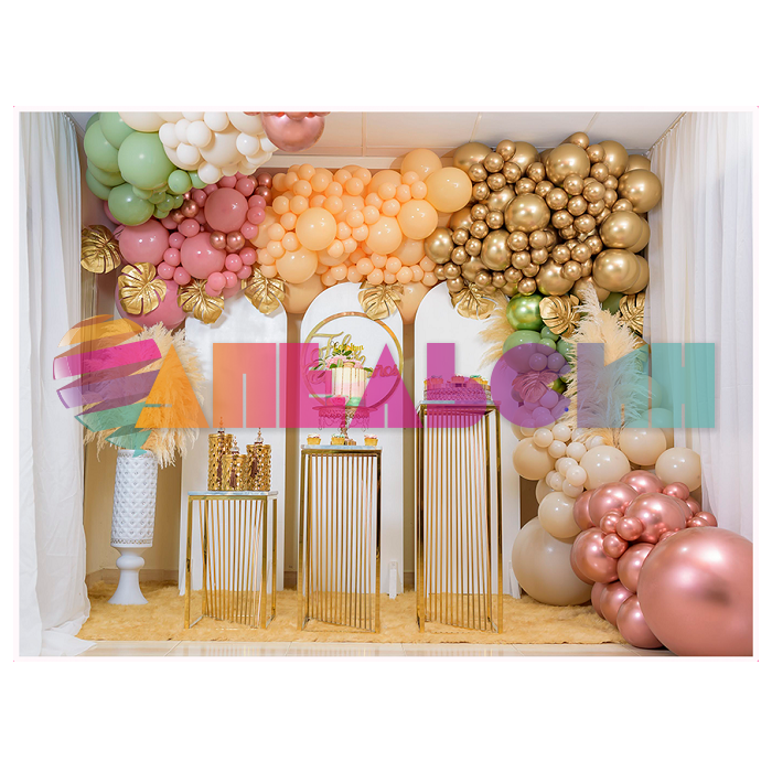 Шар пастель Бежевый S18"/46см (107) Cream Крем 25шт/уп (Колумбия) ретро 118107 395166