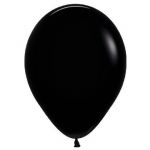 Шар пастель Черный S12"/30см (080) Black 50шт/уп (Колумбия) 112080 231464