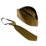 Набор Военный штабной 2в1 (пилотка, галстук) 6-9лет 7660907-ПРОКАТ