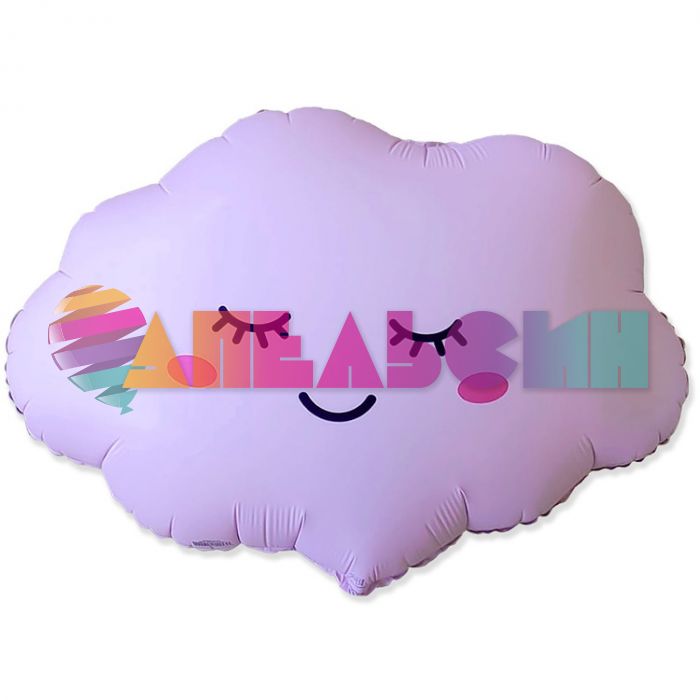Шар фигура Облако розовое спящее розовые щечки F27"/69см (Испания) 901842MRS