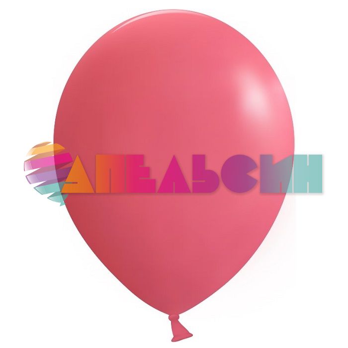 Шар пастель Розовый Д12"/30см Малиновый 100шт/уп (Китай) 612168