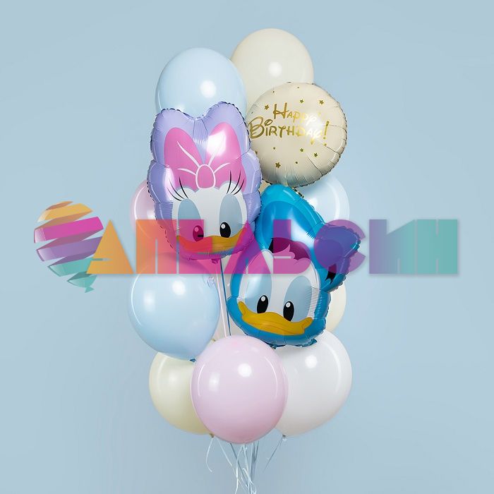 Шар голова Утенок Дейзи FL28"/71см (Китай) 27021