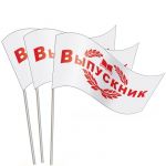Флаг Выпускник 10х20см 53.62.001