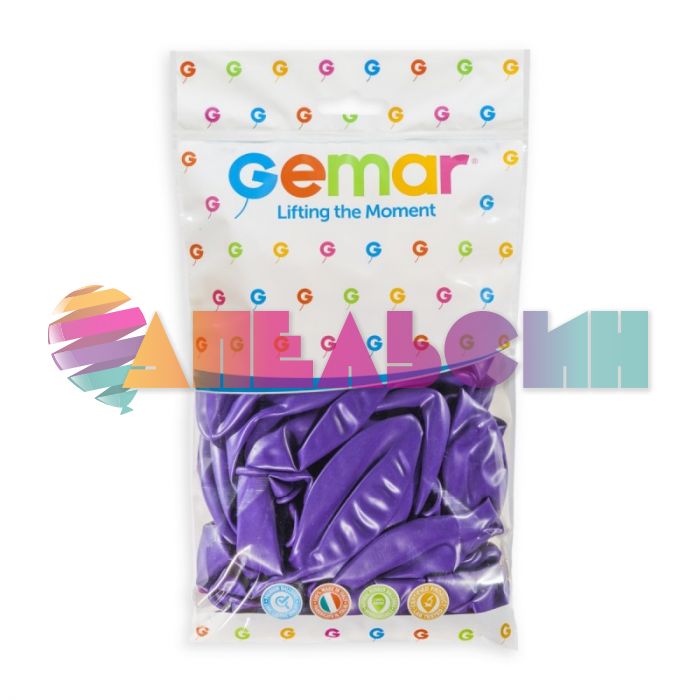 Шар пастель И27"/70см Фиолетовый 08 Purple (Италия) 1102-0400-1