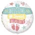 Шар фольга Welcome Sweet Baby F18"/48см (Испания) 401593