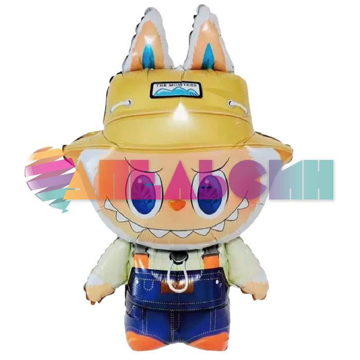 Мини фигура Плюшевый эльф в комбинезоне и панаме FL17"/43см (Китай) 27082