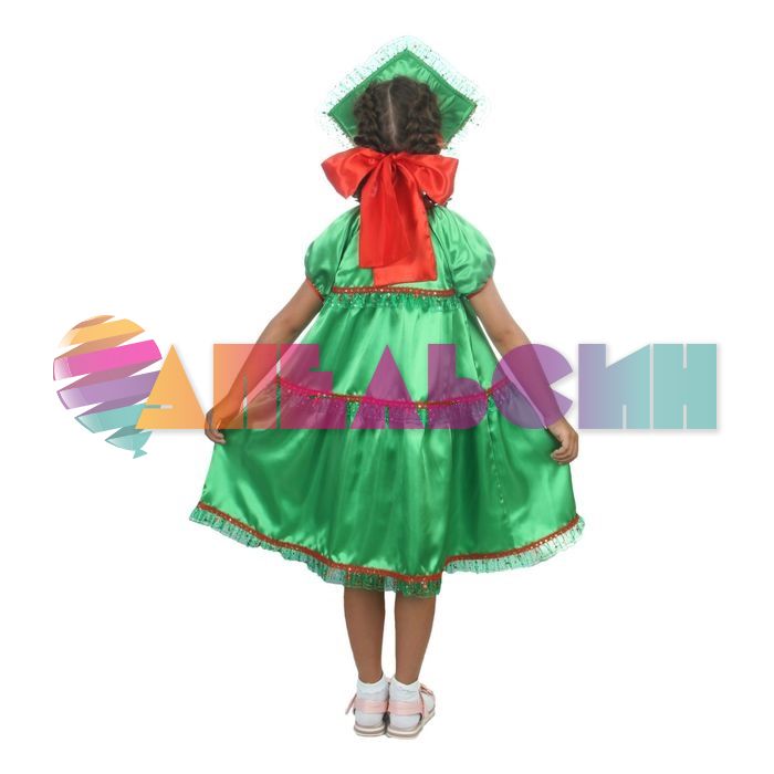 Костюм Елочка с бантиками 2в1 098-104см 2638531-ПРОКАТ