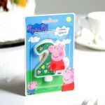 Свеча для торта Пеппа 2 Peppa Pig 29734-СТОК