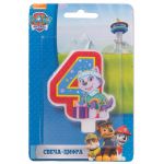 Свеча для торта Щенячий Патруль 4 31356-СТОК
