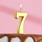 Свеча для торта Золото мини 7 2385836