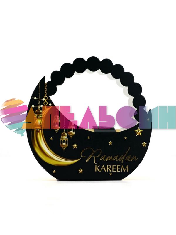 Коробка Рамадан Eid Mubarak 12 ячеек 13,5х18,5х3,5см самосборная 10531975