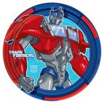 Тарелка Трансформеры/ Transformers 23см 8шт/уп картон 1502-1316