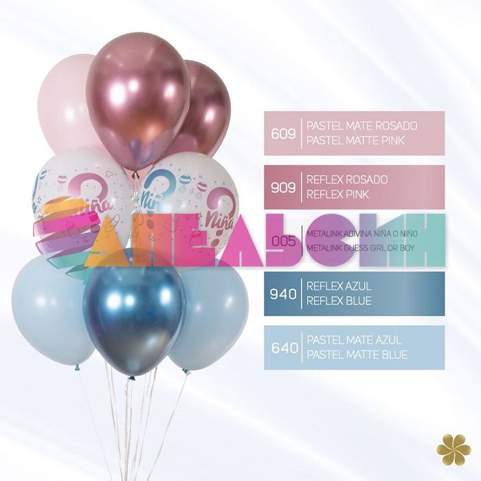 Шар пастель Голубой S12"/30см (640) Blue 50шт/уп (Колумбия) макарунс 155746
