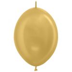 Шар ЛОЛ металлик Золото 06"/15см (570) Gold 100шт/уп (Колумбия) 838274