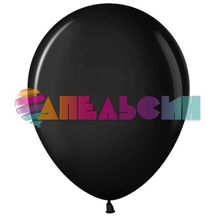 Шар пастель Черный VV05"/13см (299) Black 100шт/уп (Малайзия) 711071