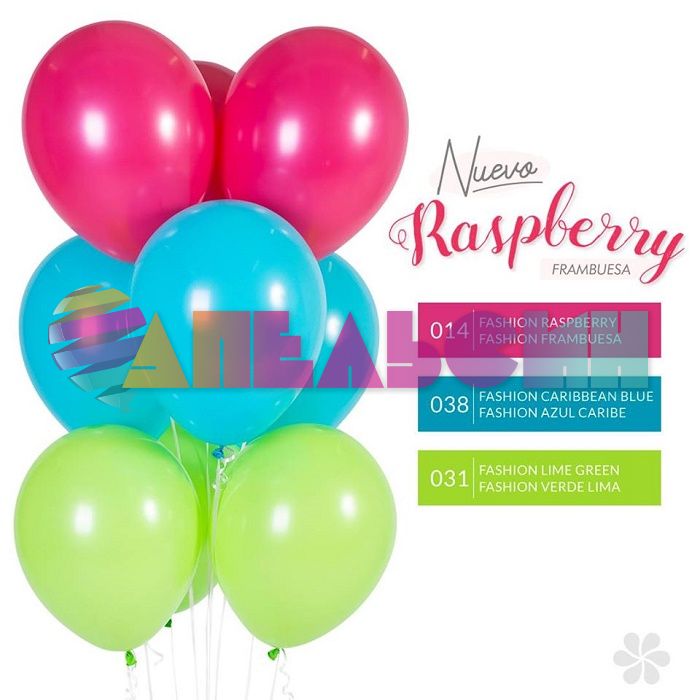 Шар пастель Бирюза S12"/30см (038) Caribbean Blue 50шт/уп (Колумбия) 230924