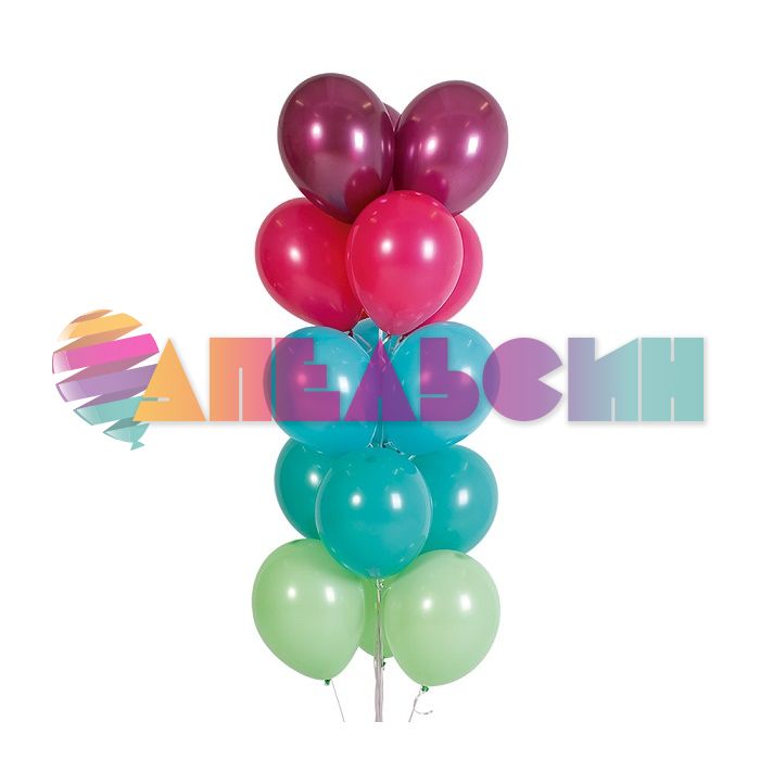 Шар пастель Бирюза S12"/30см (038) Caribbean Blue 50шт/уп (Колумбия) 230924
