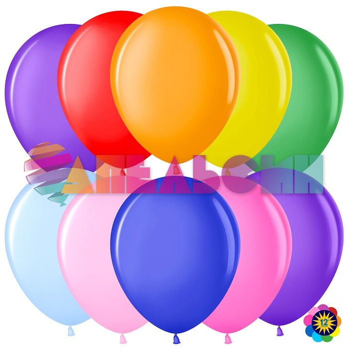Шар пастель Ассорти VV10"/23см 100шт/уп (Малайзия) 711033