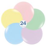 Шар пастель Ассорти S24"/60см (600) Assorted 10шт/уп (Колумбия) макарунс 158884