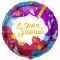 Шар фольга С Днем знаний Бумажные самолетики FL18"/45см (Китай) 13397