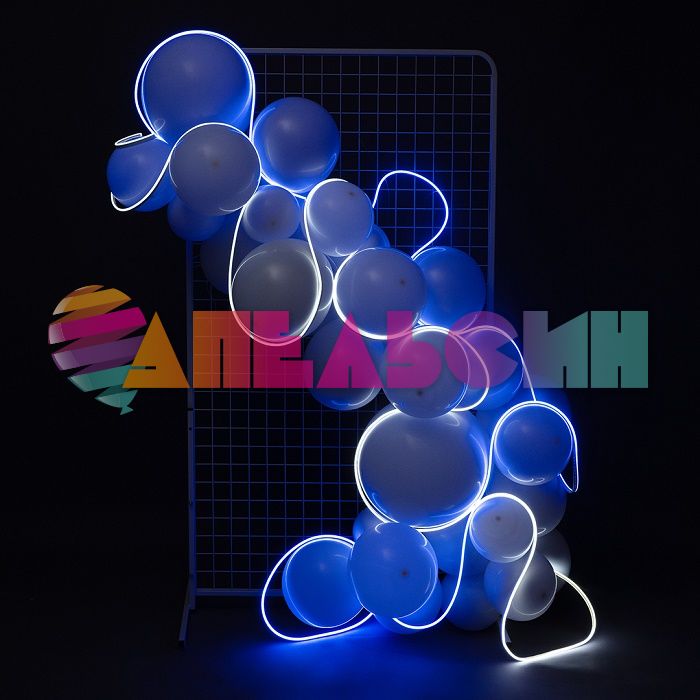 Светодиодная гирлянда Голубой Дюралайт 5м 120 Led/м с адаптером 512332