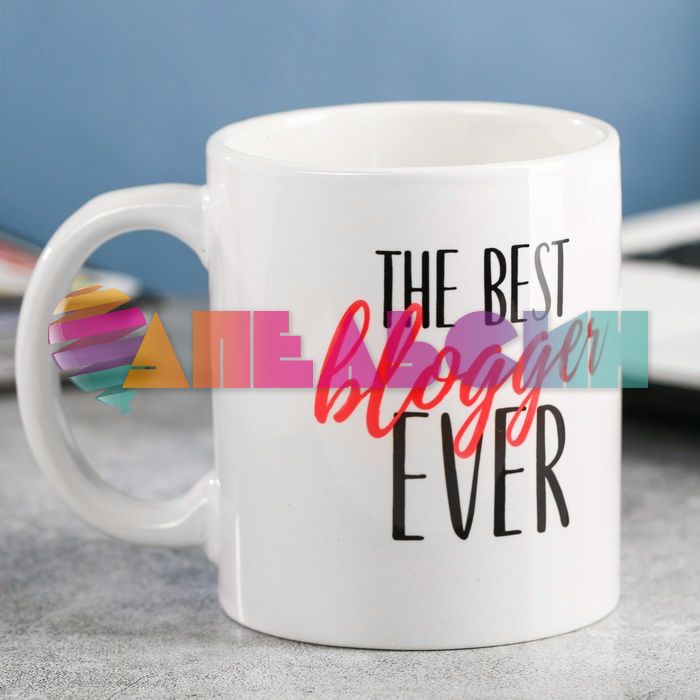 Кружка Блогер The best blogger ever 350мл керамика 4027738